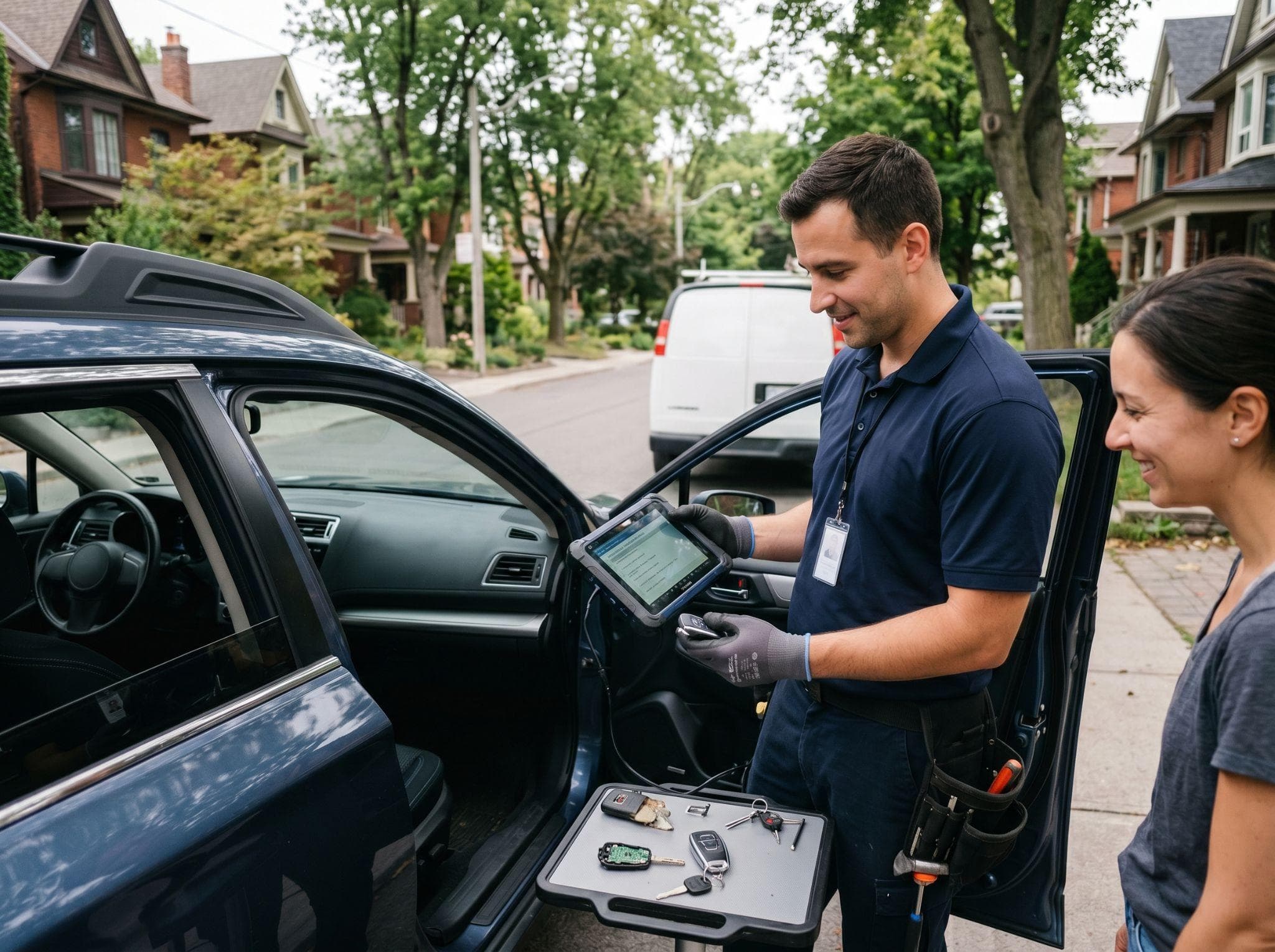 DIY car key replacement tools versus professional automotive locksmith service in Toronto