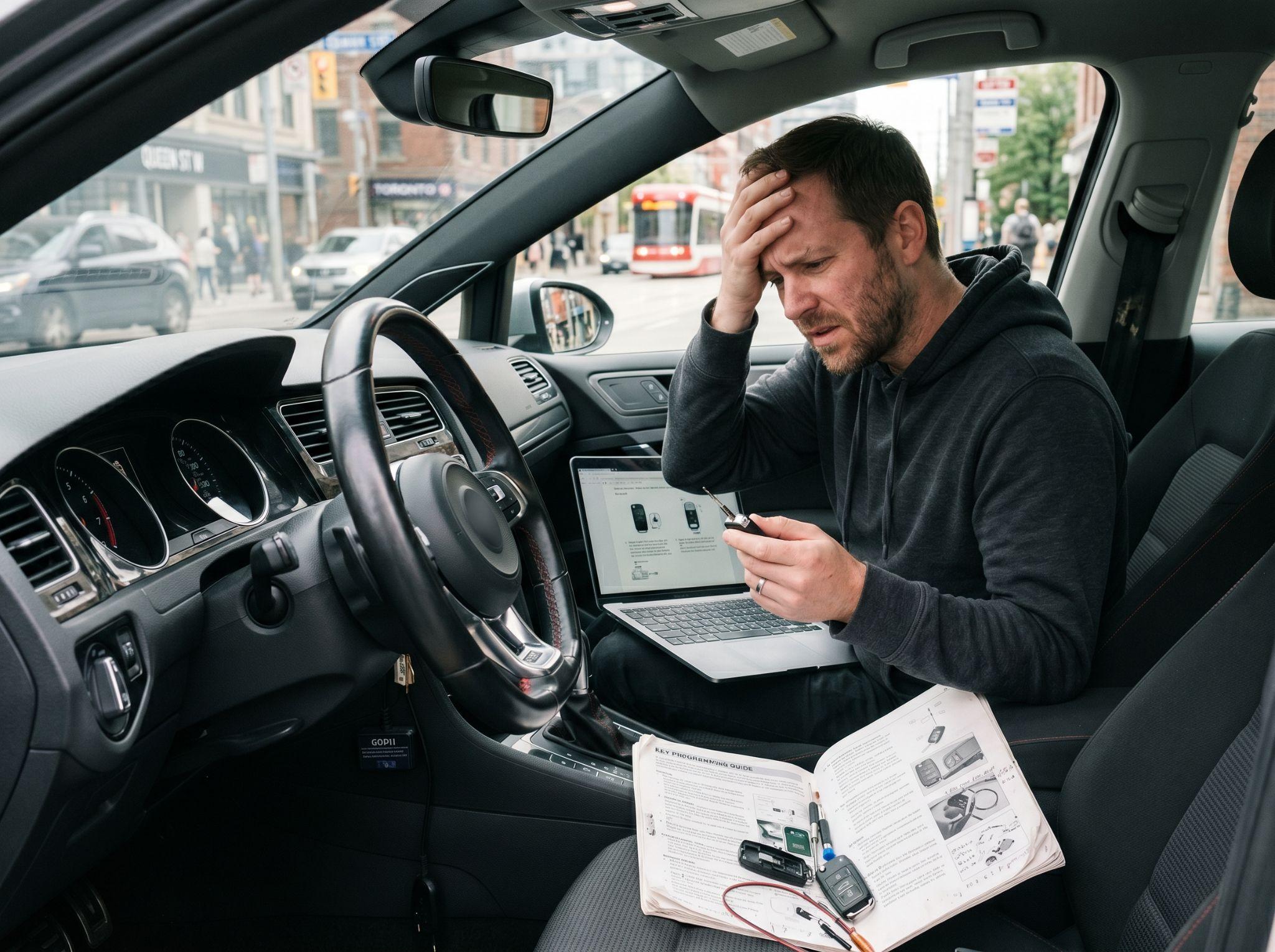 Key programming device and transponder key — when DIY car key replacement is not enough