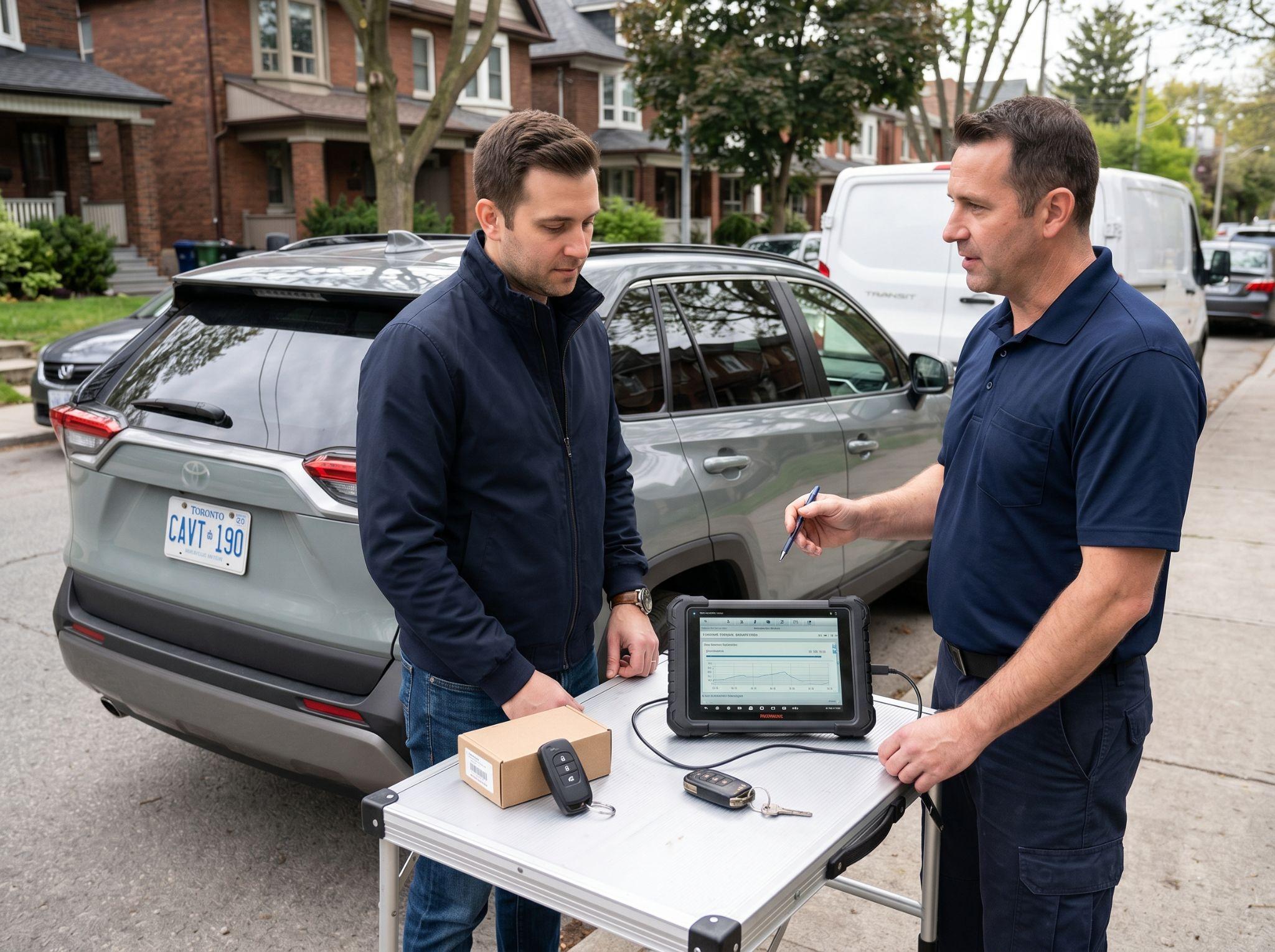 Comparing car key replacement cost versus reprogramming — locksmith and dealership options GTA